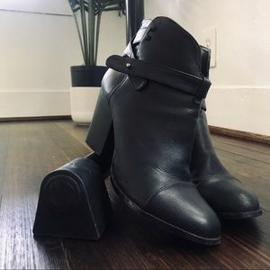 Charlotte Russe Black Ankle Boots